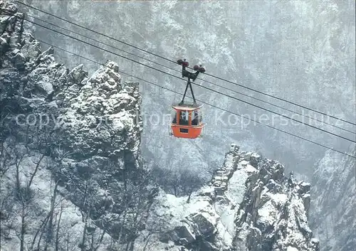 Seilbahn Thale Harz  Kat. Bahnen