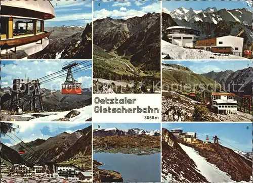 Seilbahn oetztaler Gletscherbahn  Kat. Bahnen