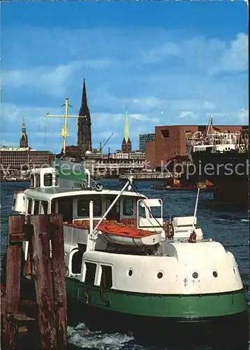 Motorboote Hamburg Hafenpartie Kat. Schiffe