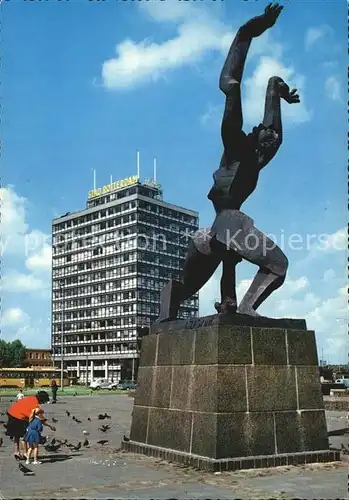 Denkmal Monument Mei 1940 Verwoeste stad Rotterdam Kat. Denkmaeler