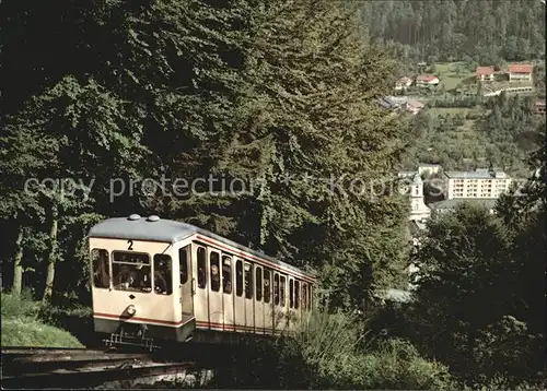Zahnradbahn Wildbad Schwarzwald  Kat. Bergbahn