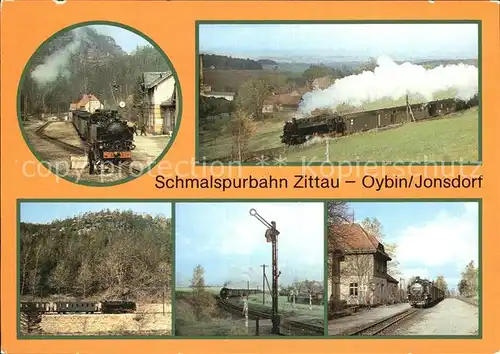 Lokomotive Schmalspurbahn Zittau Oybin Jonsdorf Bertsdorf  Kat. Eisenbahn