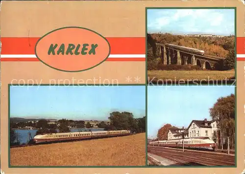 Eisenbahn VT 175.0 Ex Karlex Talsperre Pirk Syratalviadukt  Kat. Eisenbahn