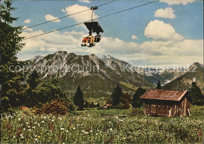Sessellift Soellereckbahn Rubihorn Nebelhorn Kat. Bahnen Nr. kt57537