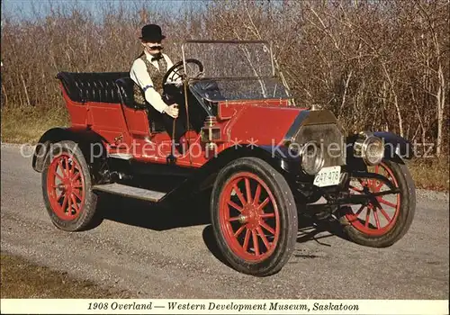 Autos 1908 Overland Western Development Museum Saskatoon Kat. Autos