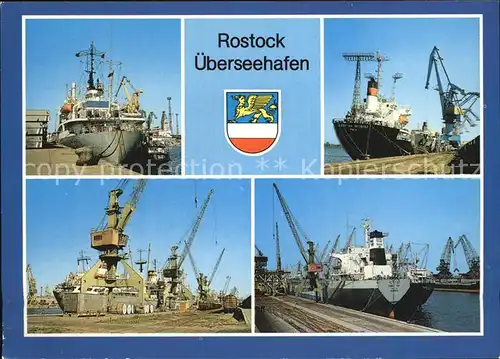 Schiffe Rostock ueberseehafen  Kat. Schiffe