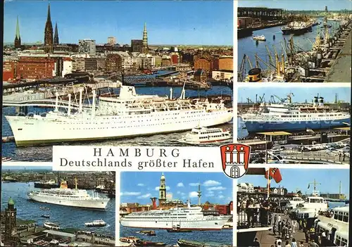 Schiffe Pasteur Hamburg Hafen  Kat. Schiffe