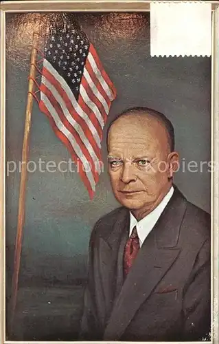 Politiker Dwight David Eisenhower  Kat. Politik