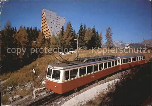 Eisenbahn Vysoke Tatry Hotel Panorama na Strbskom Plese  Kat. Eisenbahn