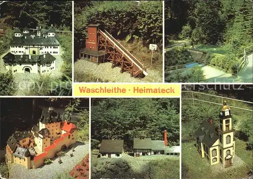 Miniatur Waschleithe Heimatecke Augustusburg Talsperre Poehl Kat. Besonderheiten