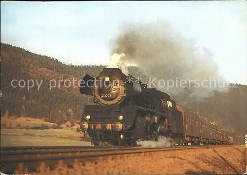 Lokomotive Lok 41 1273 mit 9 3004 Uhlstaedt  Kat. Eisenbahn