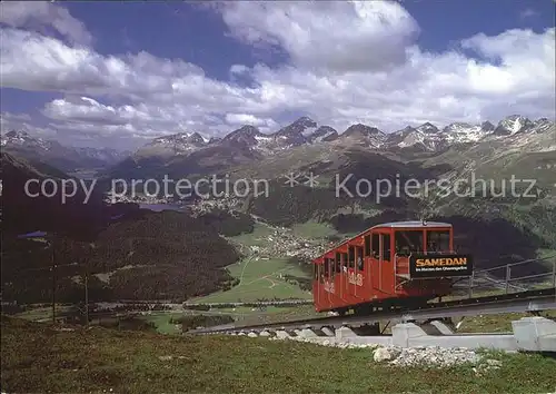 Zahnradbahn Muottas Muragl Oberengadin  Kat. Bergbahn