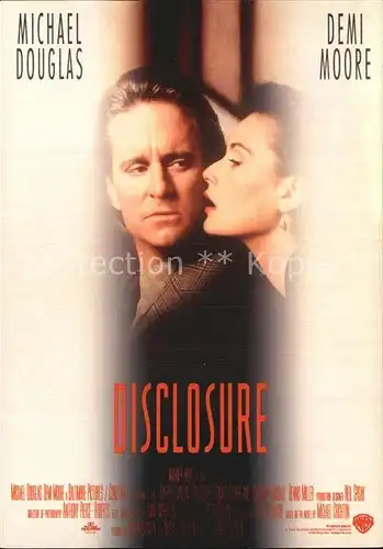 Kino Film Disclosure Michael Douglas Demi Moore  Kat. Kino und Film