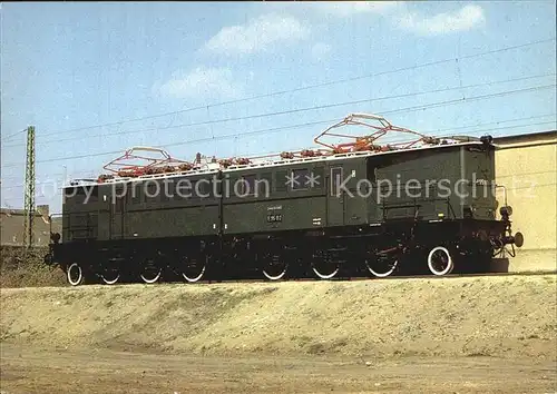 Lokomotive 100 Jahre E Lok Gueterzuglokomotive Baureihe E 95 Kat. Eisenbahn