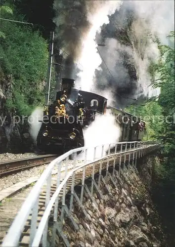 Lokomotive Dampfzug Bruenig Lok HG 3 3 1067 Baujahr 1910 Kat. Eisenbahn