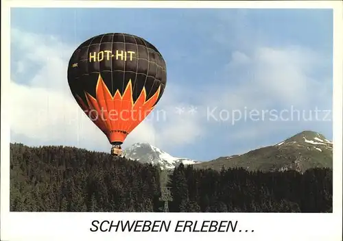 Heissluftballon Hot Hit Heissluftballonschule Fahrwangen Kat. Flug