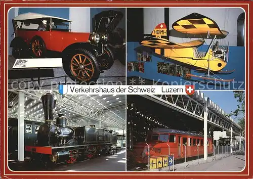 Lokomotive Oldtimer Verkehrshaus der Schweiz Luzern Kat. Eisenbahn