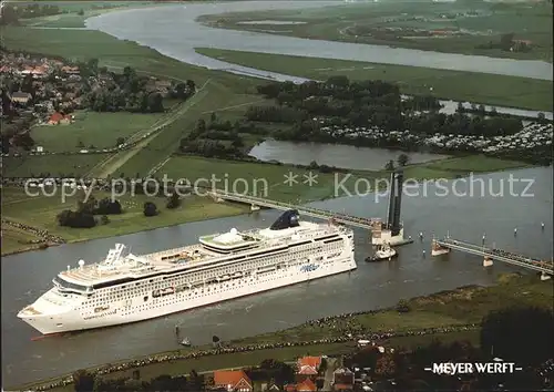 Schiffe Meyer Werft Norvegian Star Jann Berghaus Bruecke Leer  Kat. Schiffe