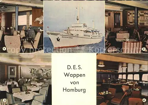 Schiffe Wappen von Hamburg Kat. Schiffe