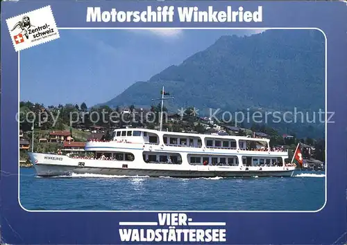 Motorschiffe Winkelried Vierwaldstaettersee Kat. Schiffe