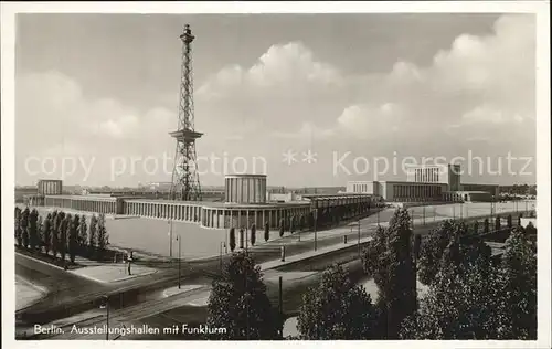 Funkturm Berlin Ausstellungsgelaende  Kat. Gebaeude