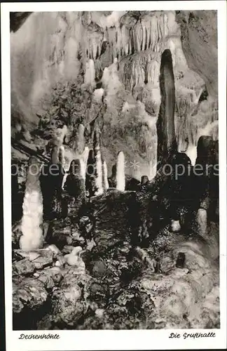 Hoehlen Caves Grottes Dechenhoehle Grufthalle  Kat. Berge