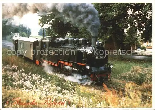 Lokomotive Schmalspurbahn Rasender Roland Insel Ruegen  Kat. Eisenbahn