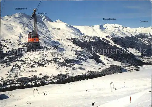 Seilbahn Rothorn Valbella Lenzerheide Alp Staetz Parpan Churwalden Kat. Bahnen