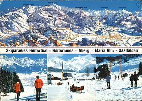 Skifahren Urslautal Hinterthal Hintermoos Aberg Maria Alm Saalfelden Kat. Sport