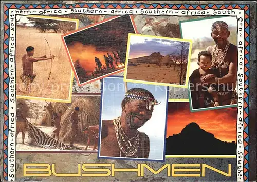 Typen Afrika Bushmen Southern Africa 