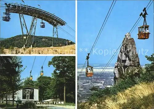 Seilbahn Thale Harz Hexentanzplatz Kat. Bahnen