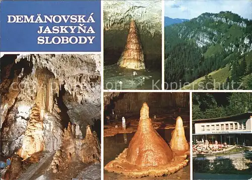 Hoehlen Caves Grottes Demanovska Jaskyna Slobody  Kat. Berge