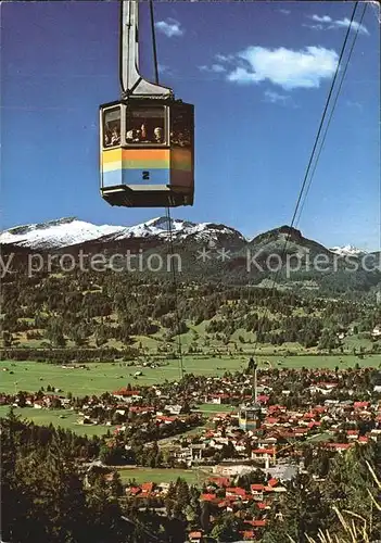 Seilbahn Nebelhorn Oberstdorf Hoher Ifen Gottesacker Plateau Kat. Bahnen