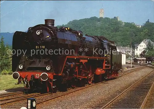 Lokomotive Schnellzg Dampflokomotive 01 1100 Offenburg Kat. Eisenbahn