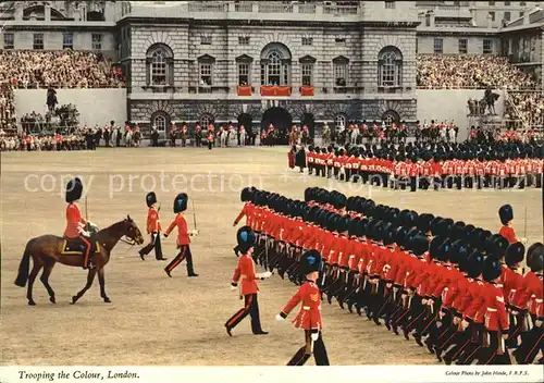 Leibgarde Wache Trooping the Colour London  Kat. Polizei