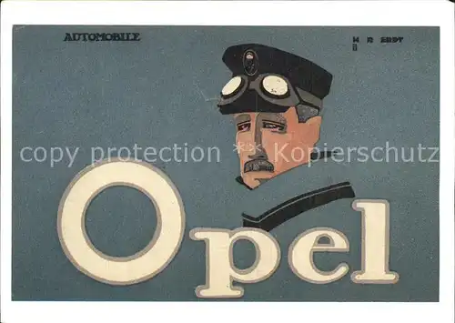 Werbung Reklame Opel Kat. Werbung