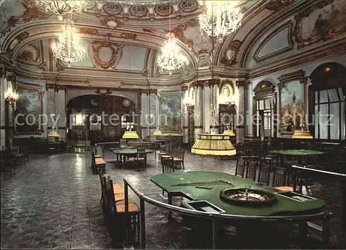 Casino Spielbank Montecarlo Salle de la Roulette  Kat. Spiel