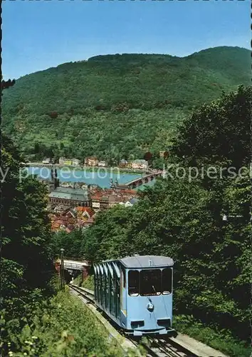 Bergbahn Heidelberg Neckar Kat. Bergbahn