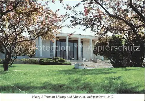 Bibliothek Library Harry S. Truman Library and Museum Independence  Kat. Gebaeude