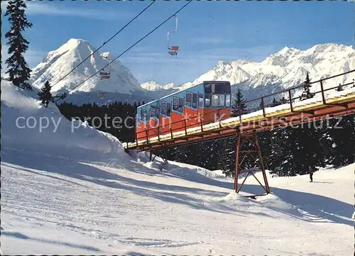 Zahnradbahn Seefeld Rosshuette Hohe Munde Zugspitze Kat. Bergbahn