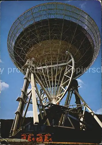 Astronomie Radioteleskop Effelsberg Eifel  Kat. Wissenschaft Science