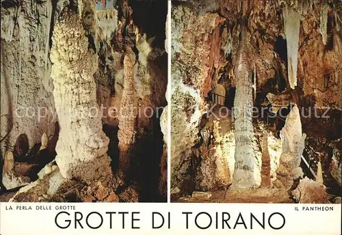Hoehlen Caves Grottes Grotte di Toirano Pantheon  Kat. Berge