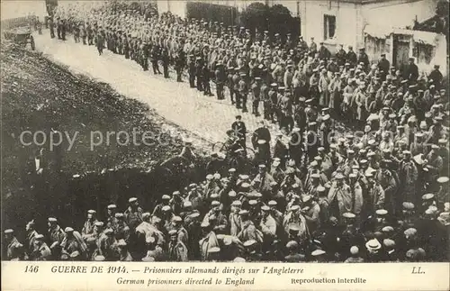 Militaria Kriegsgefangene Deutsche Gefangene WK1