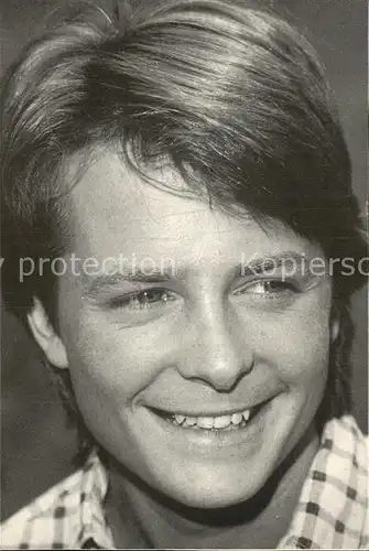 Schauspieler Michael J. Fox  Kat. Kino und Film