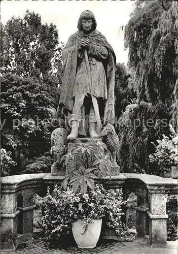 Denkmal St. Wendelin Statue St. Wendel Saar Kat. Denkmaeler