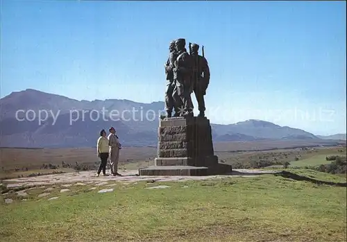 Denkmal Commando Memorial Spean Bridge Inverness shire Kat. Denkmaeler