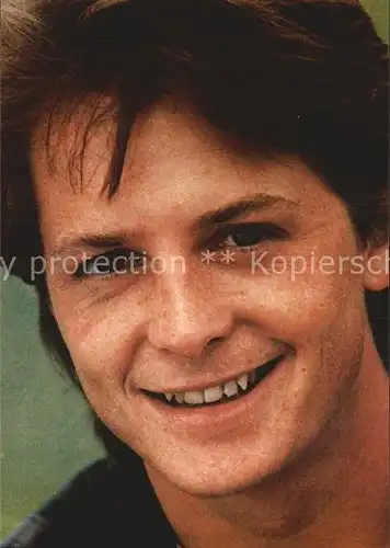 Schauspieler Michael J. Fox Kat. Kino und Film