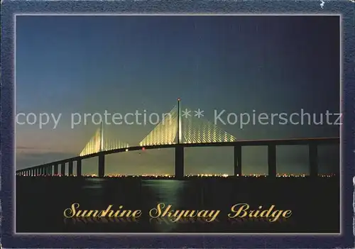 Bruecken Bridges Ponts Sunshine Skyway Bridge Florida 