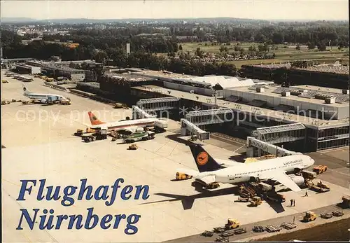 Flughafen Airport Aeroporto Nuernberg Lufthansa  Kat. Flug