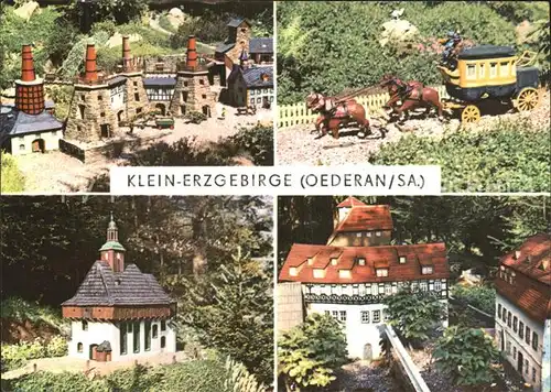 Miniatur Klein Erzgebirge Kalkwerk Lengefeld Alte Postkutsche  Kat. Besonderheiten